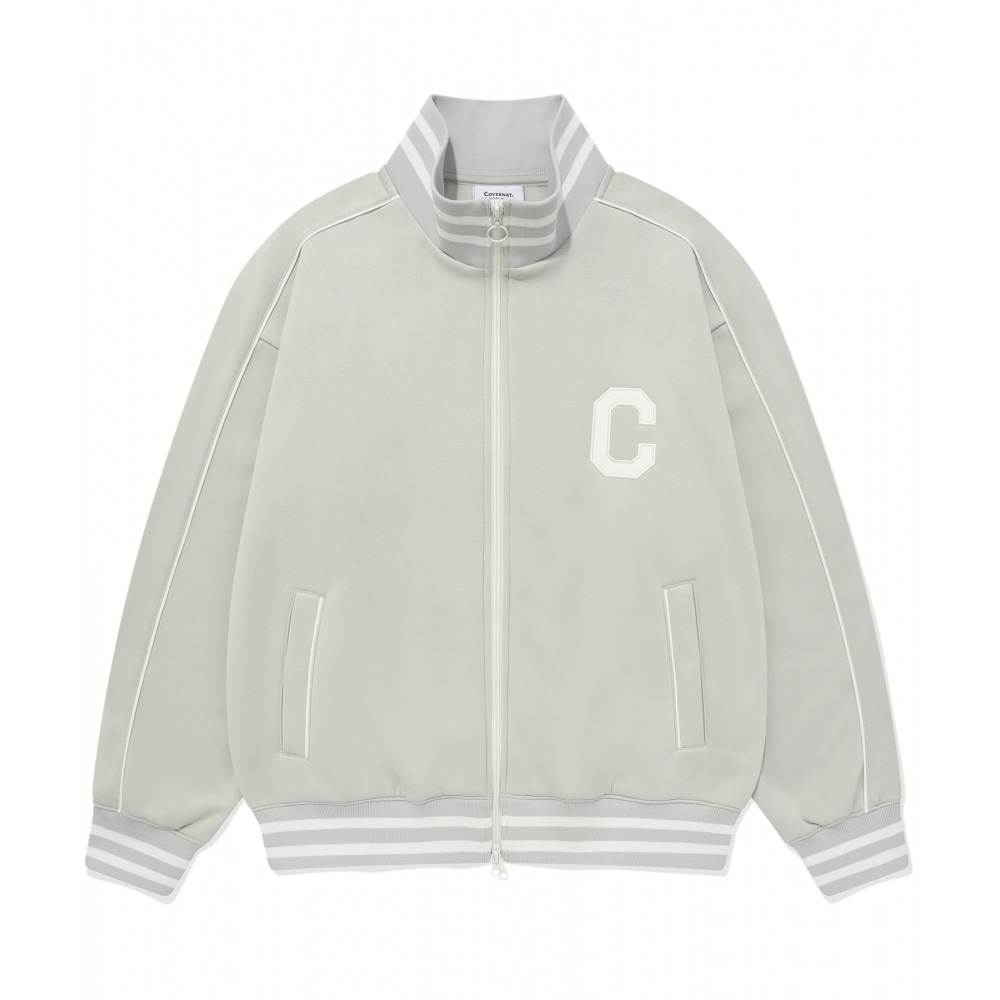COVERNAT Cロゴトラックジャケットエクルー