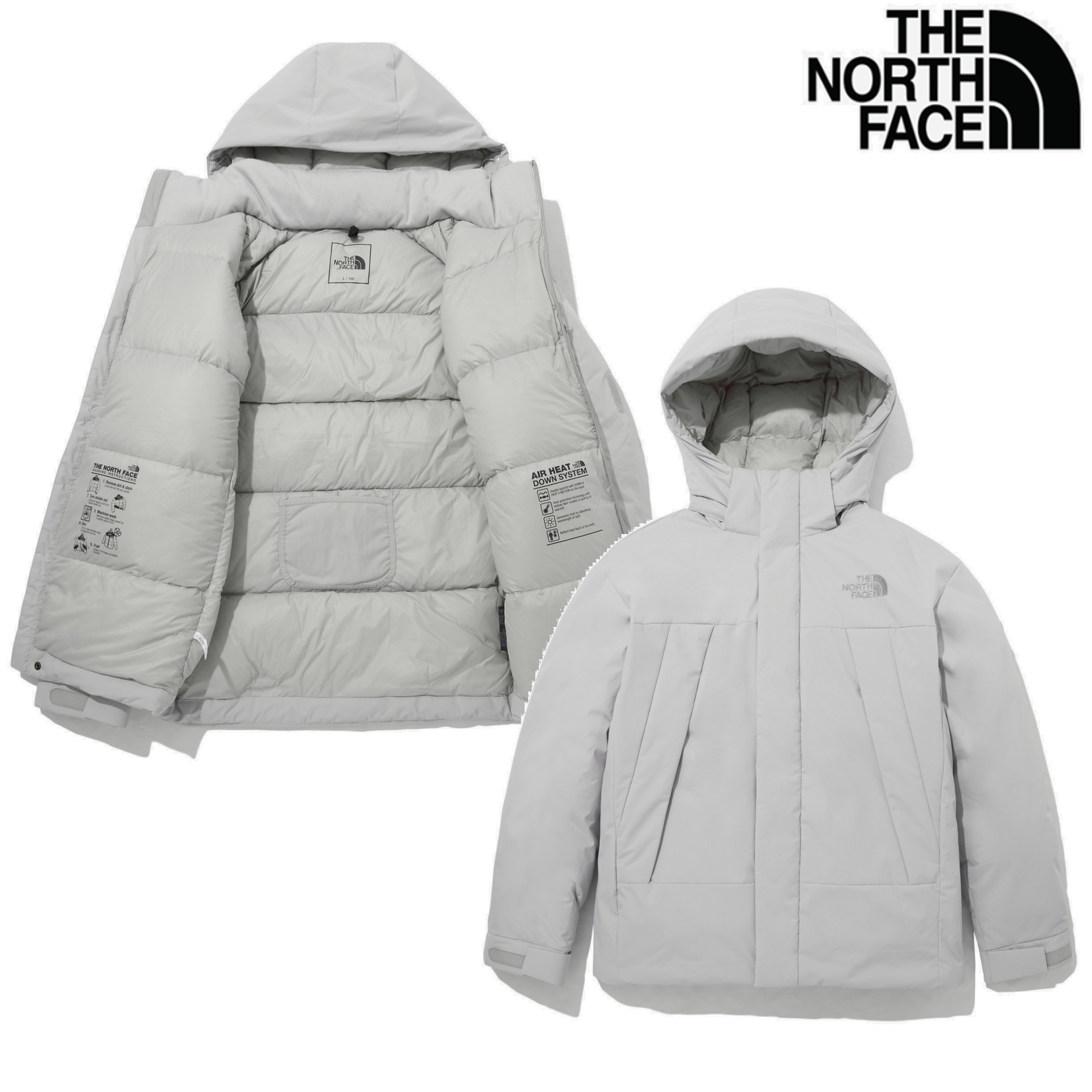 AIR HEAT II DOWN JACKET _WARM_GRAY 新商品 韓国人気 韓国ファッション 男女共用