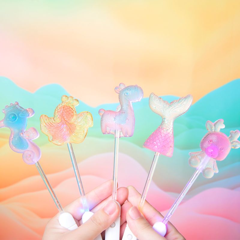 メガ割クリスタルルミナスロリポップ透明ledシュガーフリーこどもの日ギフトキャンディーv824