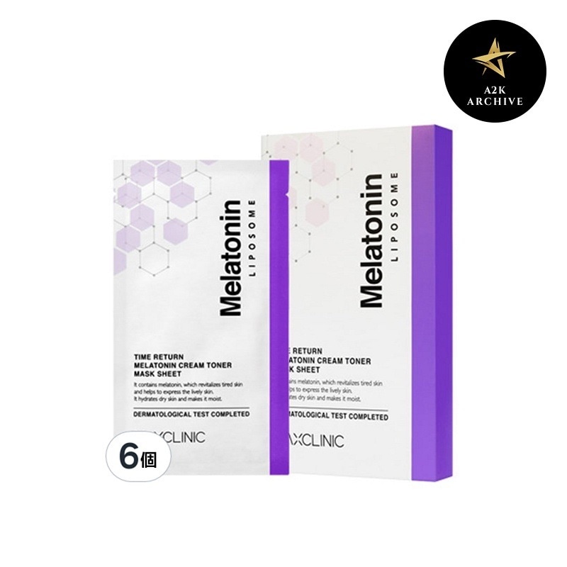 タイムリターン melatonin クリーム トナー マスクシート5枚入り6枚入り