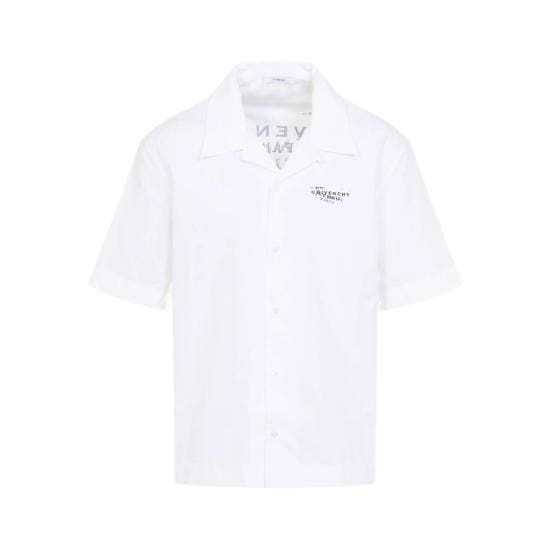GIVENCHY Men Shirts BM618F1YJQ 100 WHITE