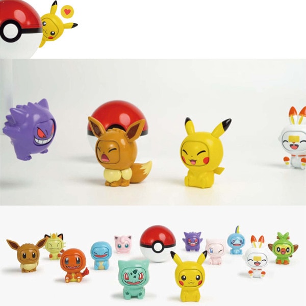 ポケモン フェイスフィギュア6種Aセット（カプセル6個）