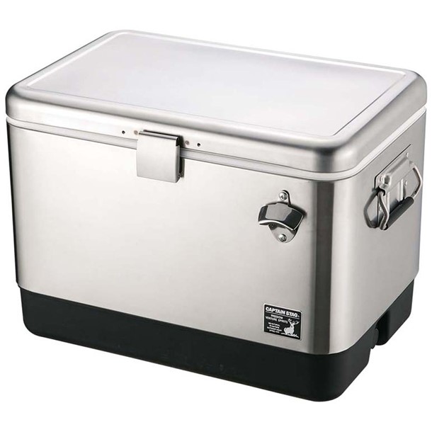 ステンレスフォームクーラー51L アウトドアグッズ (ue0076)
