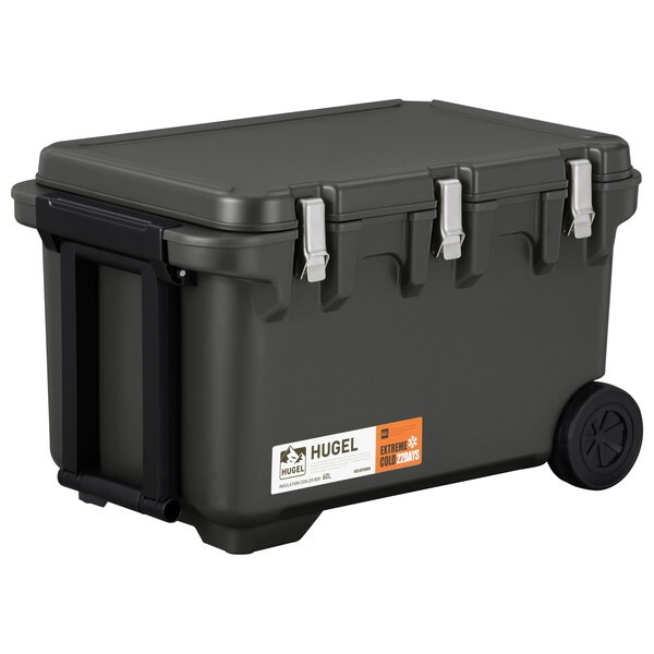 VITC-60 チャコールグレー HUGEL 真空断熱クーラーボックス 60L