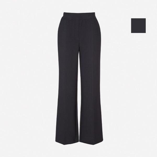 HC07 女性 ベーシック ボンディング ワイド バンディング パンツ 裏起毛 NPL811 (S42077512)