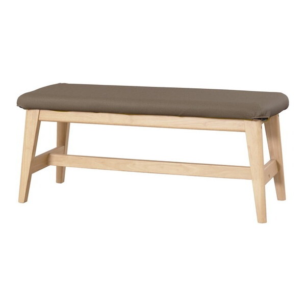 筑波産商 CCM4 ダイニングベンチ 100 WH/FPBR カバー メーカー直送