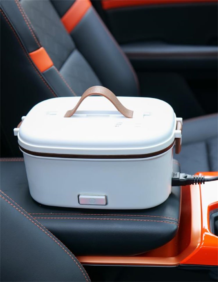 激安セール ステンレス 加熱保温お弁当ケース 二重構造 蒸し調理対応 電動式 持ち運び便利