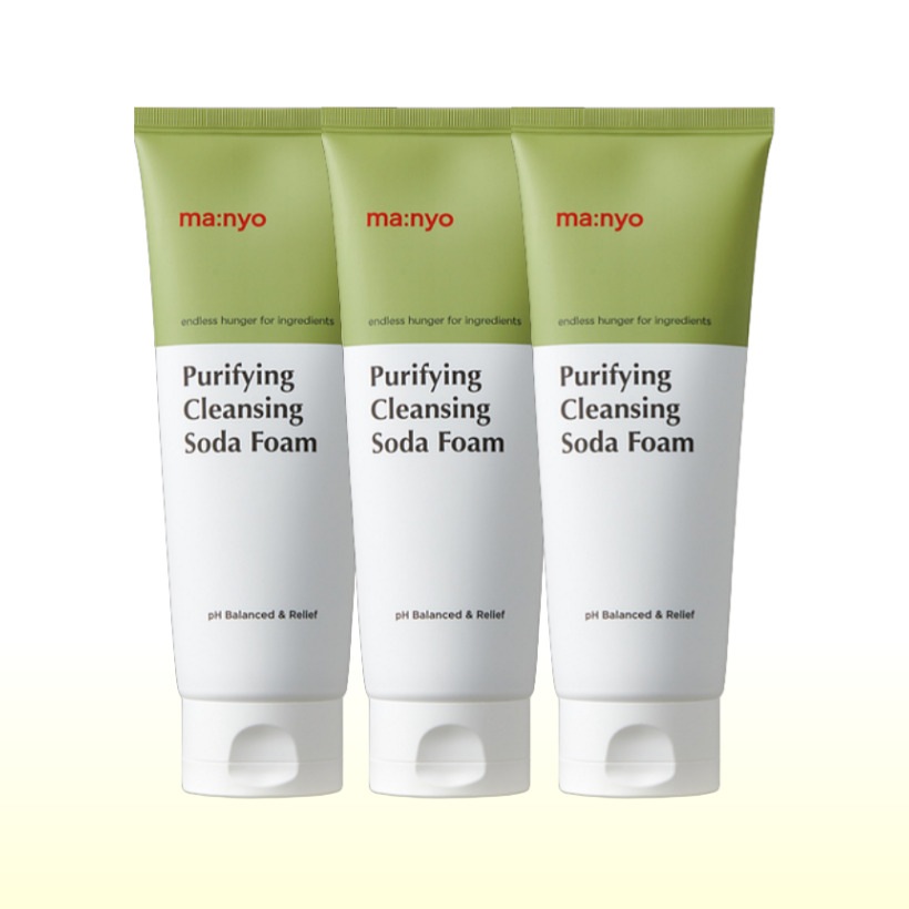 [3個 低刺激 ソーダフォーム 韓国人気] クレンジングフォーム ピュリファイング ソーダフォーム 150ml x3個 クレンジング ソーダフォーム /大容量 ディープクレンジングフォーム おすすめ