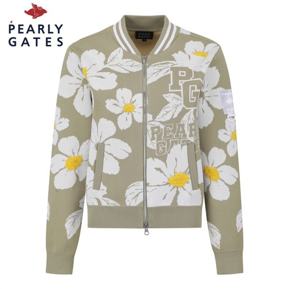 (Paris Gates) レディースロゴ花柄ジャカードジップアップカーディガン 46,086円