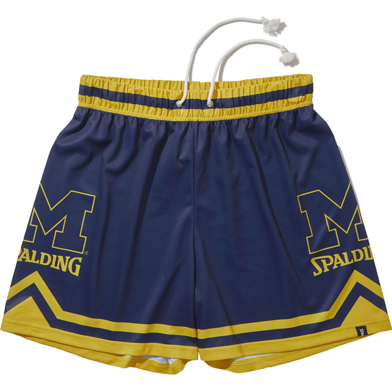 ジャージーショーツ ミシガン M ロゴ バスケットボール ＷＵＰニットハーフ・３／４パ・ smp24125m-5400