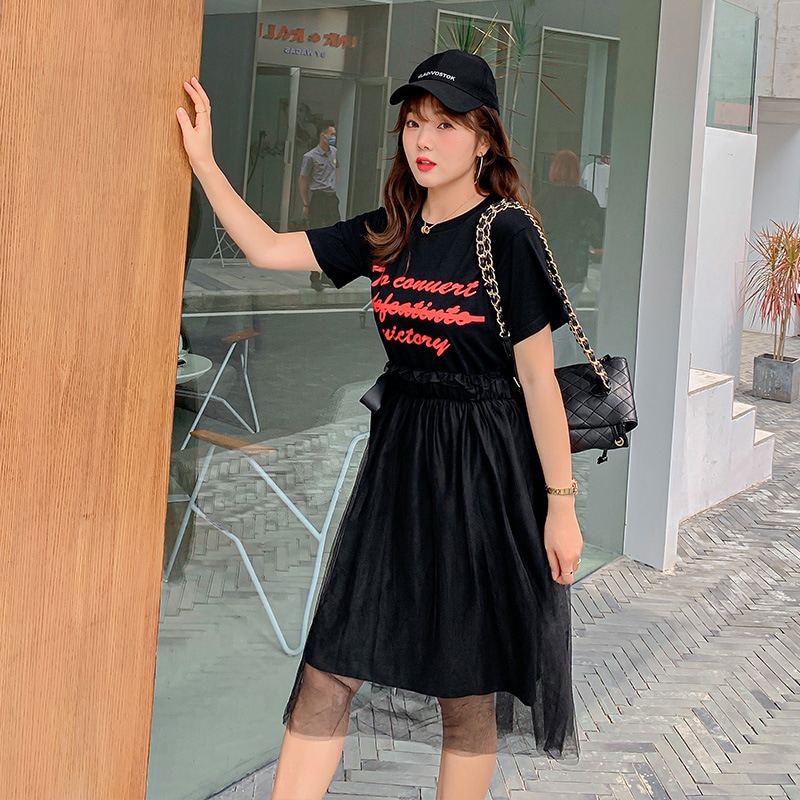ワンピース 大きいサイズ 半袖 春夏 韓国 妊婦 マタニティ ゆったり きれいめ 3l 4xl 5l