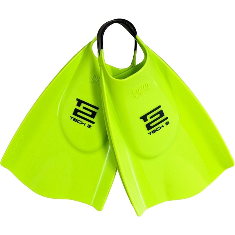 soltec‐swim(ソルテック) TECH2FIN SOFT N.YL/BK M 水泳フィン (203035)