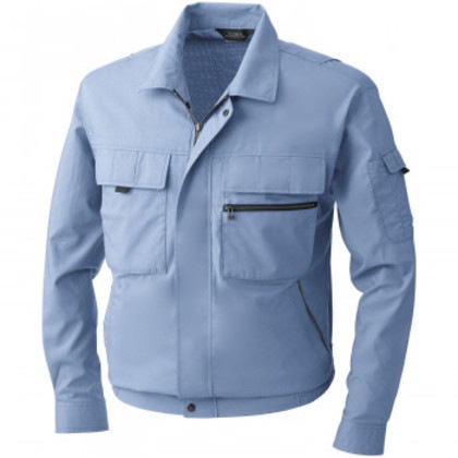 桑和 483 長袖ブルゾン LLサイズ サックス(209)