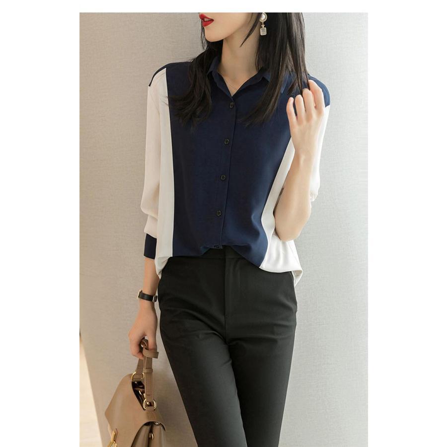 夏新作ブラウス レディース トップス 春 夏 秋 シャツ 長袖 薄手 着やせ オフィス カジュアル フェミニン 大人 30代 40代 50代 60代 きれいめ 着やせ エレガント