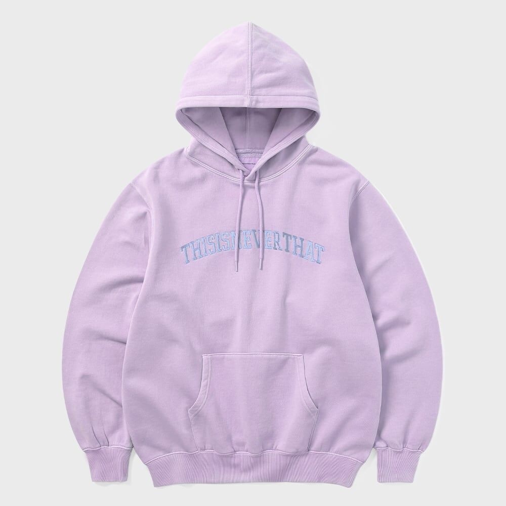 ディス・イズ・ネヴァー・ザット・アーチロゴパーカーラベンダー