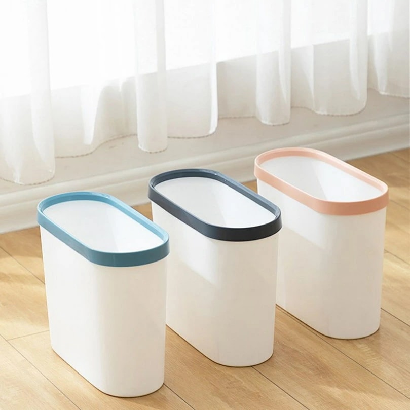 OFFクーポン ゴミ箱 ごみばこ リビングルーム ふたなしおしゃれ 蓋なしゴミ箱 リビング プラスチック くず入れ 角型 ごみ箱 スリム 小さい 省ペース 一人暮らし くずかご コンパクト 蓋なし 洗