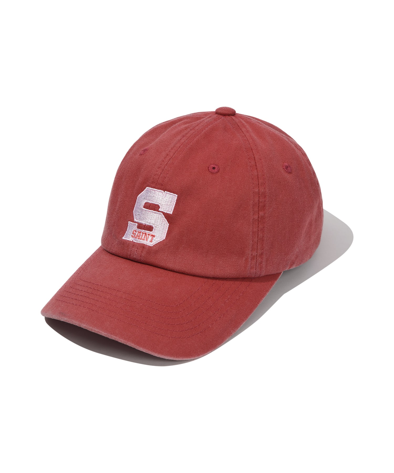 SP Initial Pigment Ball Cap - Red