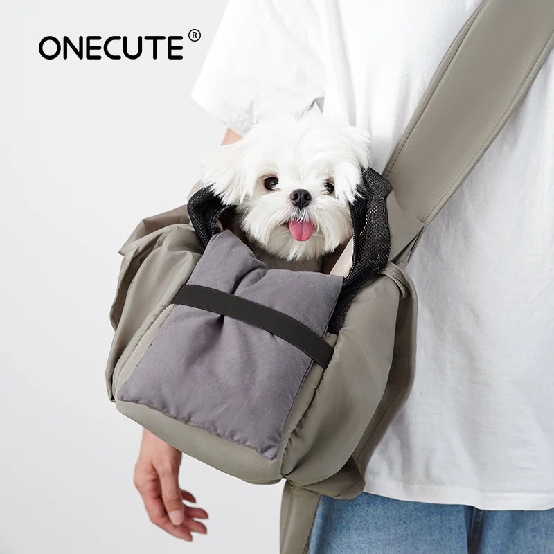 Onecut-犬外部トランスポートバスケットペットストラップ屋外旅行アクセサリー犬のためのハンドバッグ