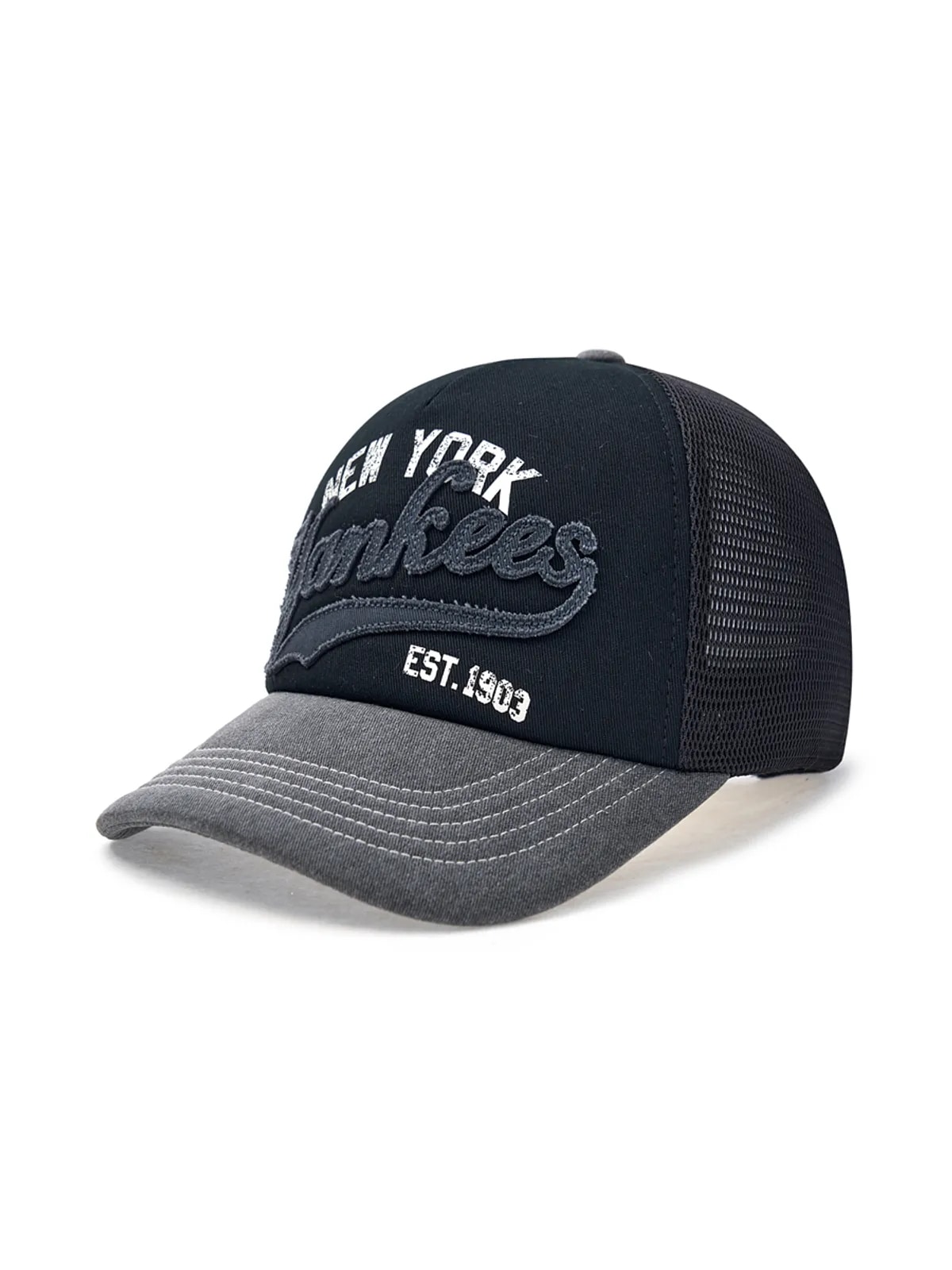 バーシティビンテージメッシュキャップNY(Black)