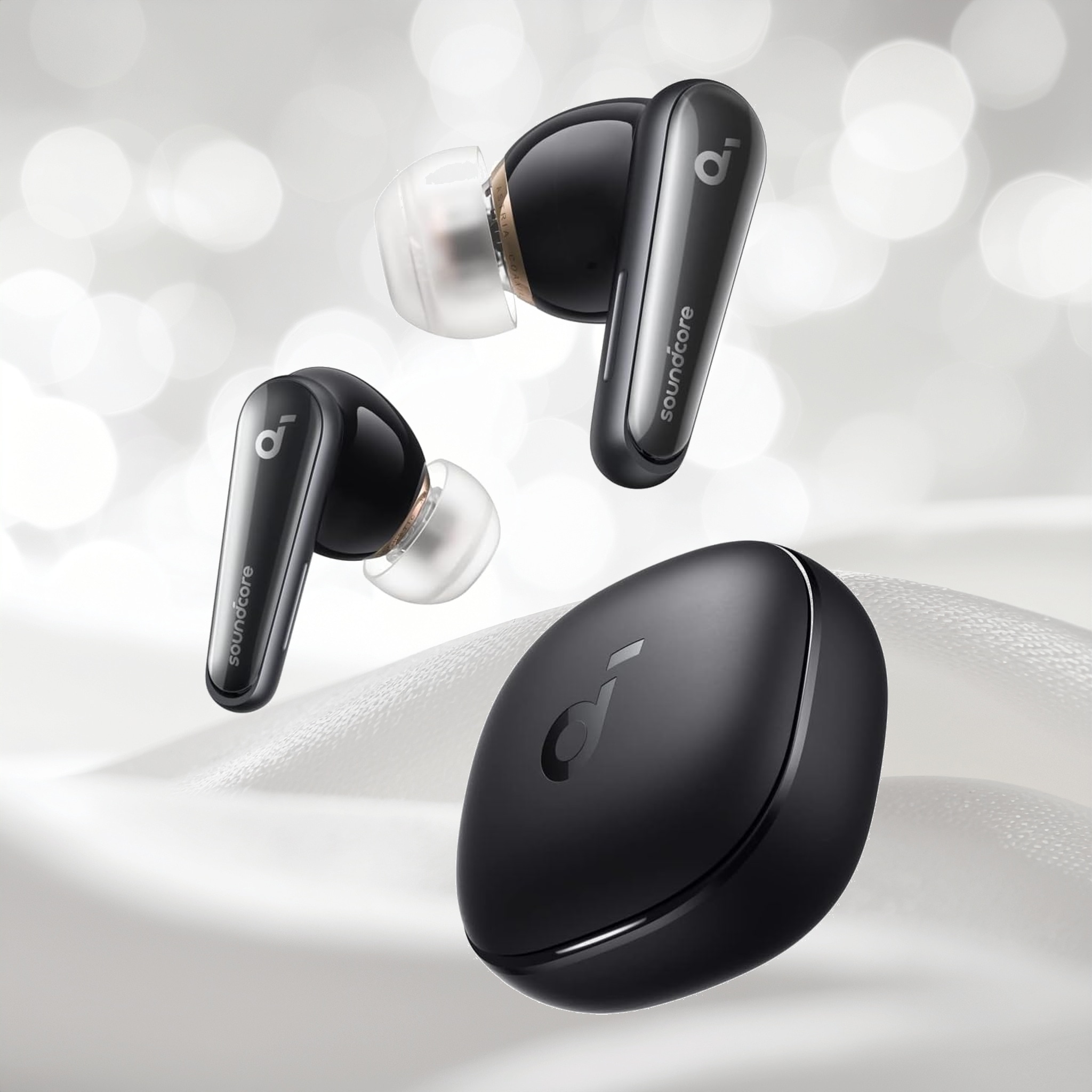 Anker Soundcore Liberty 4Bluetooth 5.3完全ワイヤレスイヤホンウルトラノイズキャンセリング 2.0 3Dオーディオ ワイヤレス充電マルチポイント接続外音取り込み 最