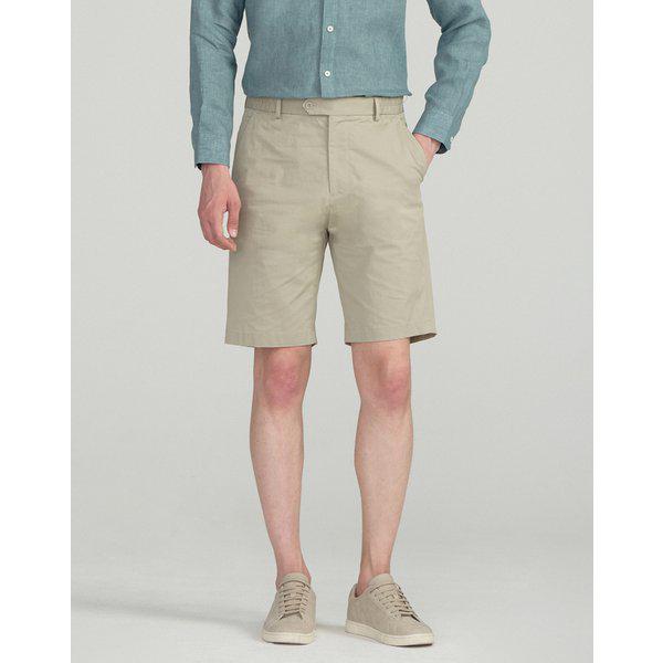 [25SS] ライトカーキ機能性チノハーフパンツDMPA5B304K1