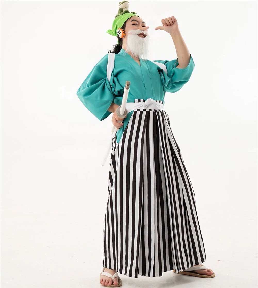 ONE PIECE ワンピース ワノ国 ウソップ風 コスプレ衣装 暗紋設計 コスチューム ハロウィン 変装 仮装