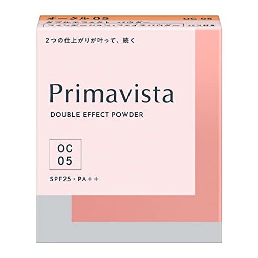 プリマヴィスタ ダブルエフェクト パウダー オークル05 SPF 25 PA++パウダーファンデーション 1個 (X 1)