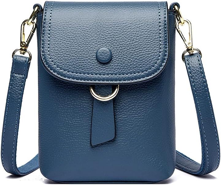母の日 ショルダーバッグ レディース 斜めがけ 軽量 小さめ 大容量 スマホ ポーチ コンパクト( オリエンタルブルー)