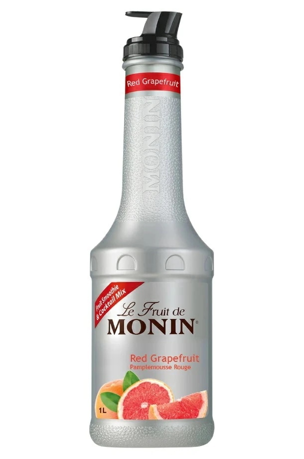 MONIN モナン レッドグレープフルーツ フルーツミックス ペット 1000ml 1L8本【ご注文は8本まで同梱可能】ノンアルコール シロップ
