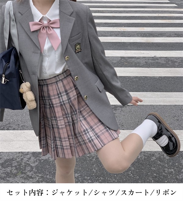 女の子ファッションフォーマルセットドレス中学生 スーツ 高校生 入学式 中高生 ジュニアスーツ 卒業式服 4点セット ゆったりサイズ 女の子 入学祝い 小学校 子供服 大きいサイズ フォーマルスー