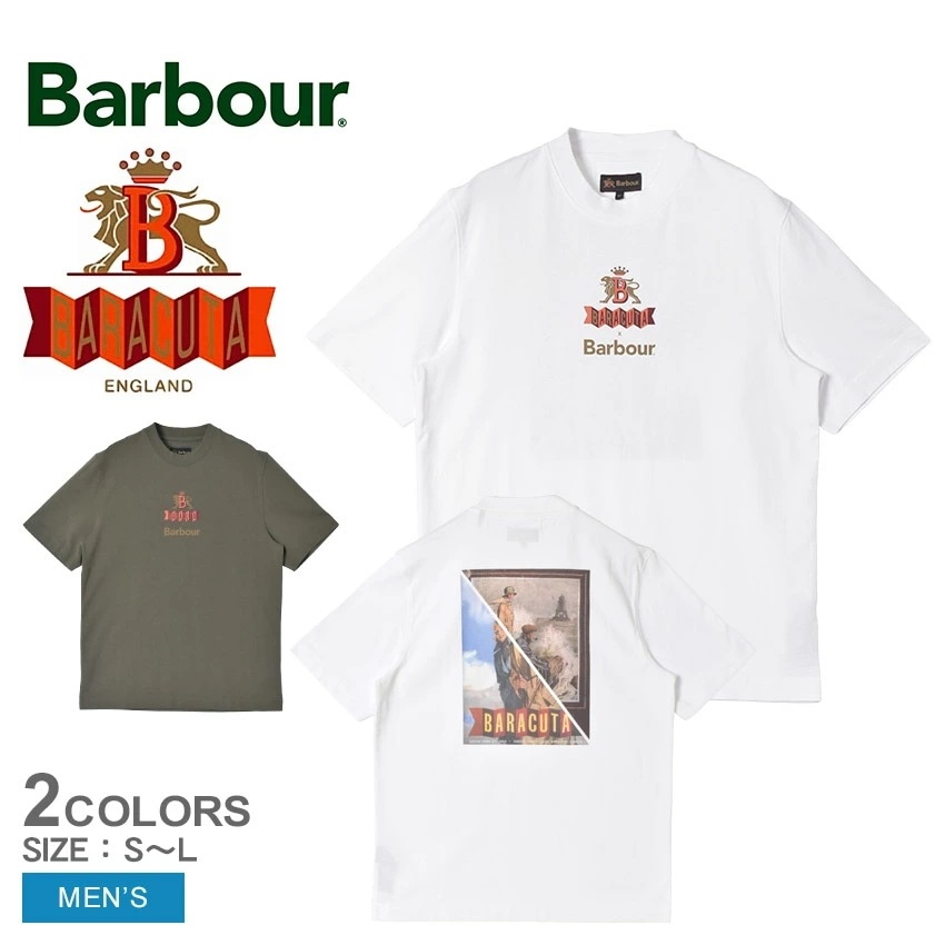 Archive Relaxed T-Shirt MTS1363 メンズ BARACUTA バラクータ コラボ トップス Tシャツ 半袖 プリント ウエア ブランド カジュアル アウトドア