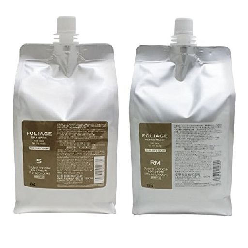 フォリッジ シャンプー ドライスキン用 1500ML & リペアメント ドライスキン用 1500G 業務用 詰め替え セット