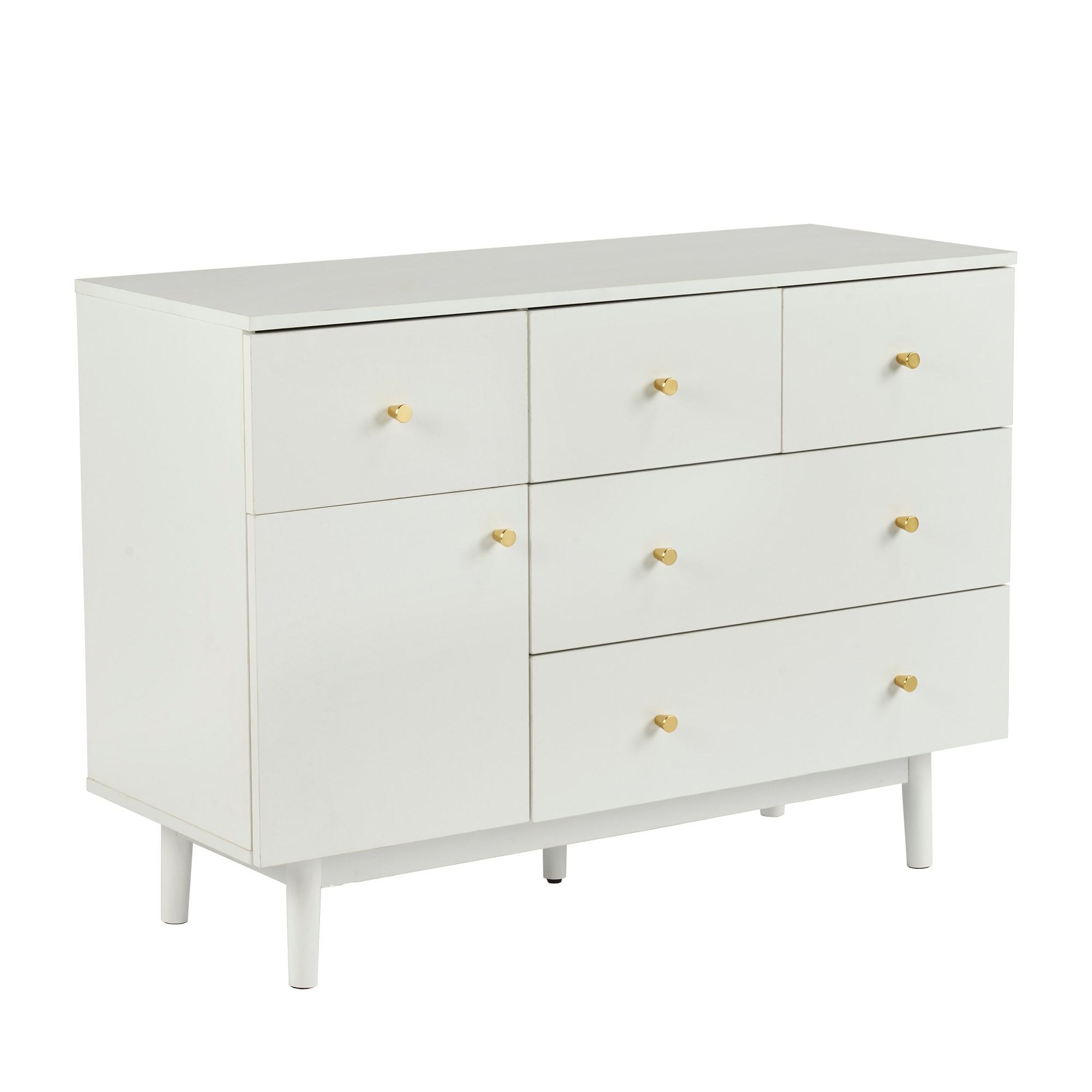 E58キャビネット サイドボード 引き出し5杯 チェスト 収納棚 リビング収納 幅100cm サイドボード リビングボード 洋服 タンス 収納 おしゃれ 収納棚 北欧 木目調 おしゃれ 分類収納