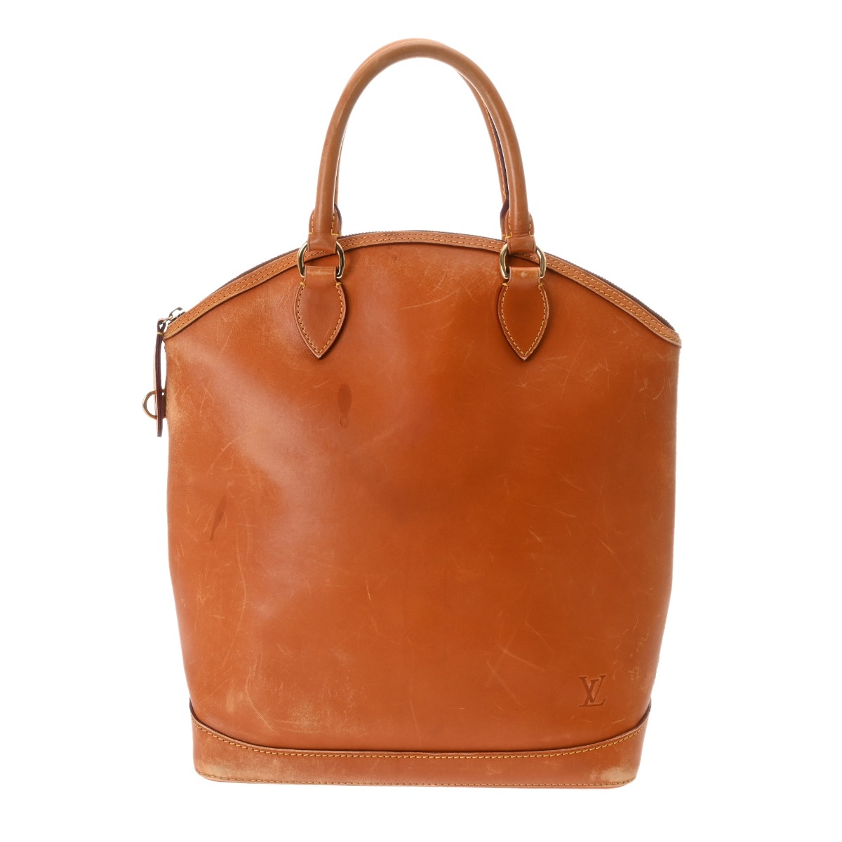 ノマド ロックイット トート ブラウン - メンズ レザー ハンドバッグ Bランク 中古 銀蔵