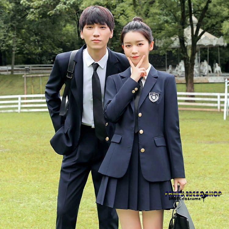 ラケット陸上格闘技ダンススーツ JK 韓国 男の子 卒園式 制服 卒服 スクール フォーマル スカートスーツ 入学式 入学式 お受験 セットアップ 学園祭 紺色 3点セット 【制服標準装備】卒