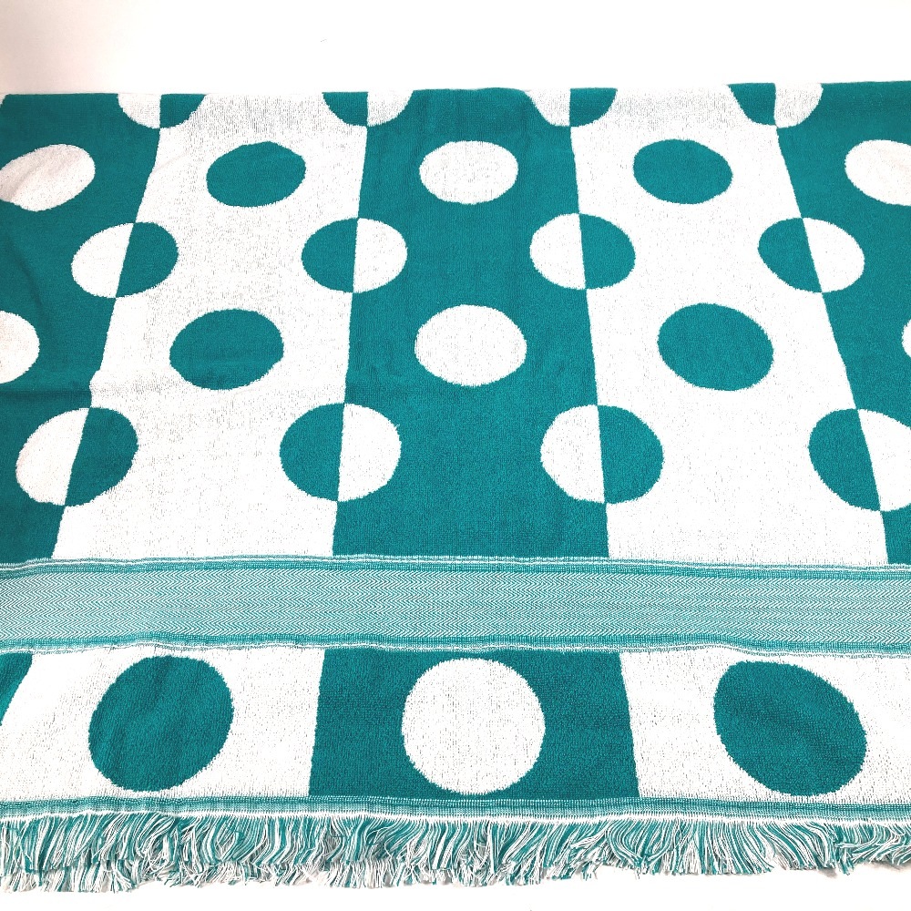 タオル ヨッティング ドット 水玉 バスタオル インテリア ひざかけ ブランケット ビーチタオル コットン グリーン 17,963円