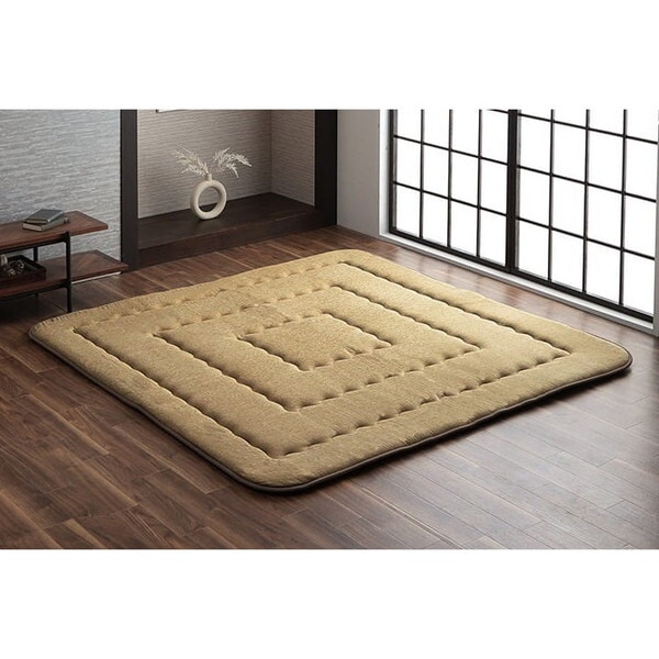 1161730020809 モデルノ F 正方形 敷 BE 190X190 ベージュ メーカー直送