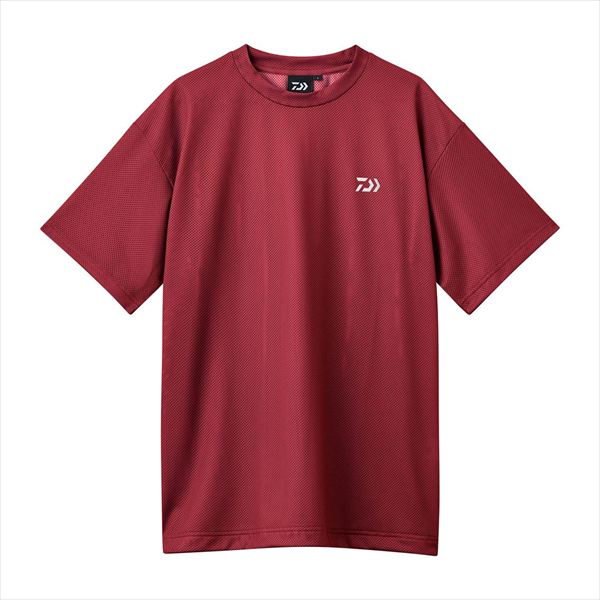 ダイワ ウェア DE-8726 ドライメッシュハーフスリーブシャツ ボルドー XL