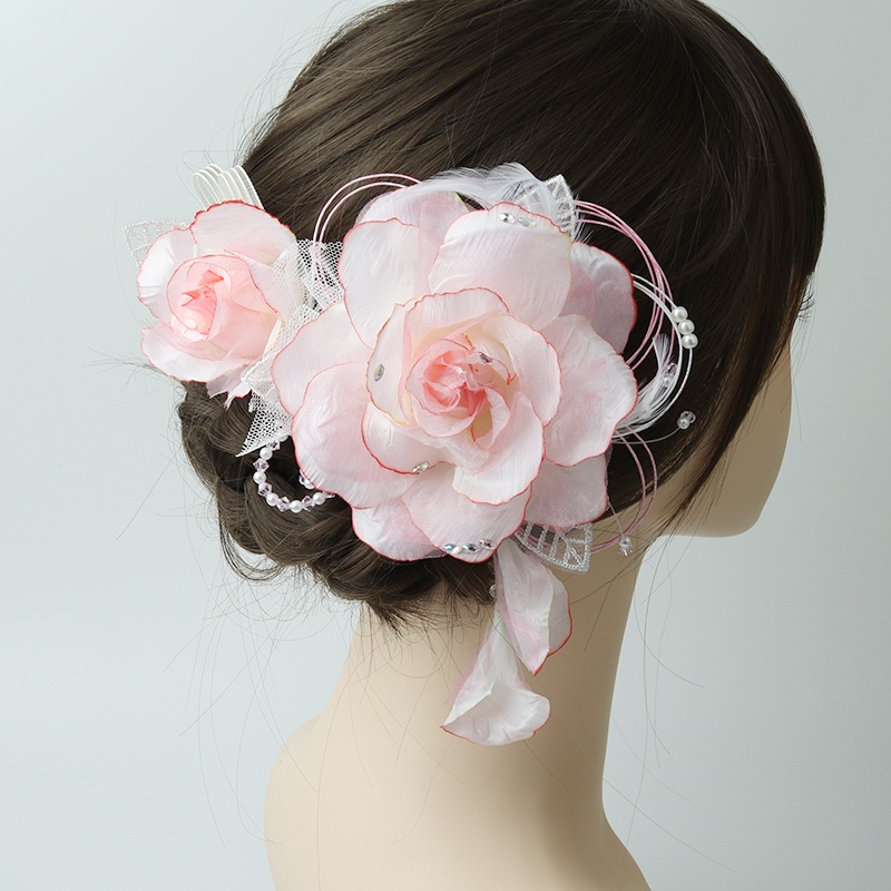 【1点ご購入 で10点プレゼントいたします】和風繊細髪飾り結婚式振袖着物髪飾りバラ化粧造アクセサリー 147,691円