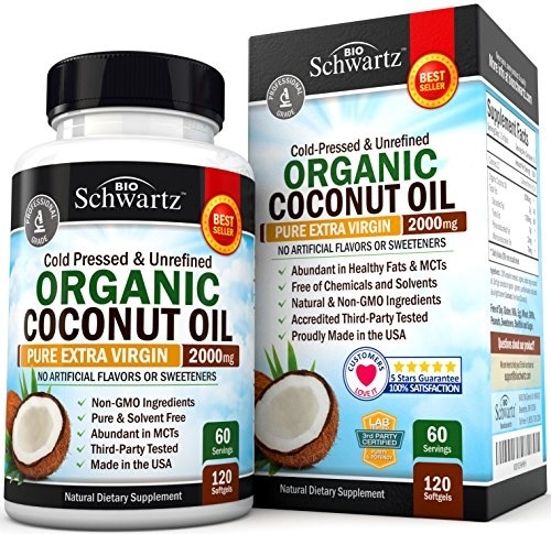 最大66％オフ！ Organic Coconut Oil 2000mg. Highest Grade Extra for Virgin Ha 後払い手数料無料 Loss Skin Weight Healthy