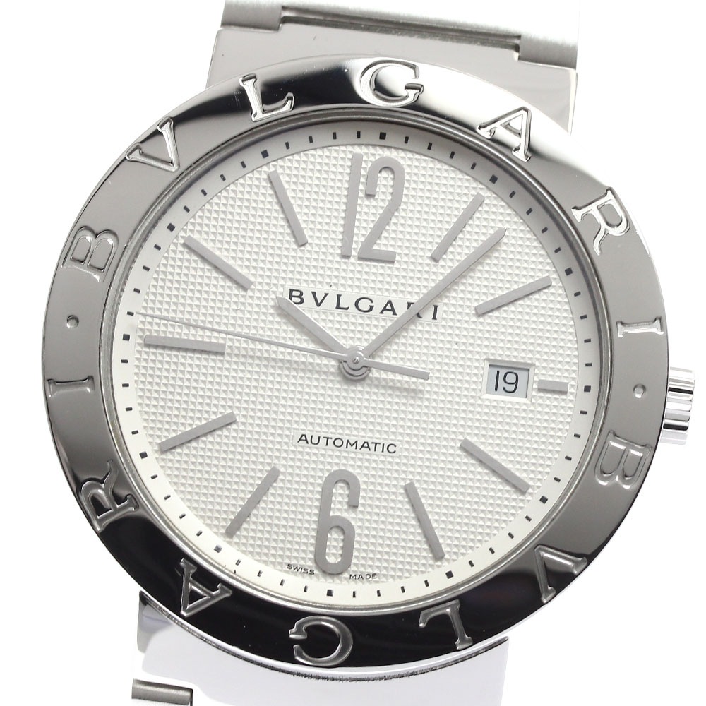 ブルガリ BVLGARI BB42SSAUTO ブルガリブルガリ デイト 自動巻き メンズ 美品 _903678【中古】