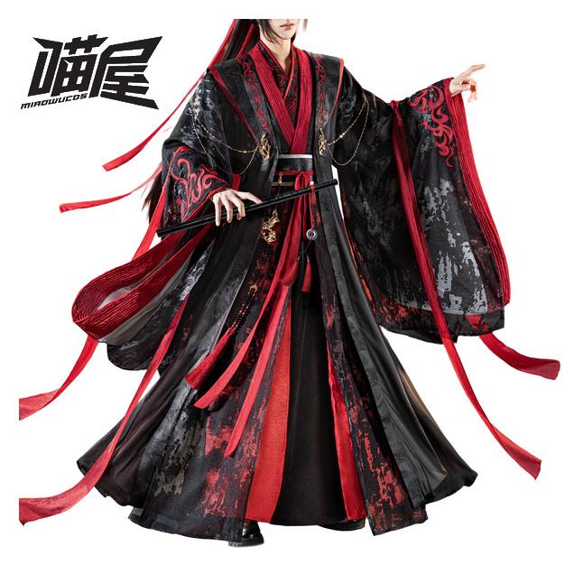 【予約商品】2026新作 Insでも話題に 猫屋小舗　魔道祖師　コスプレ　魏無羨　夷陵老祖　滄海を共に　公式衣装