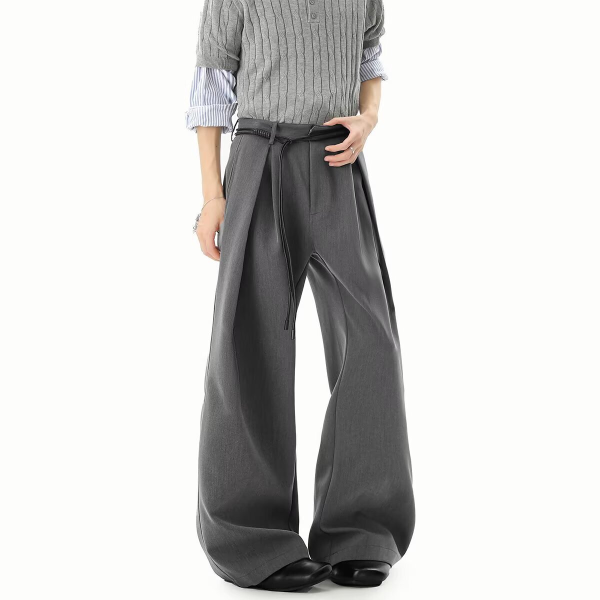 ボトムス パンツ ズボン ロングパンツ ワイドパンツ ワイド ロング丈 ローライズ シンプル 上品 おしゃれ かっこいい カジュアル こなれ感 個性的 主役級 ラフ ルーズ 存在感 抜け感 ベーシック