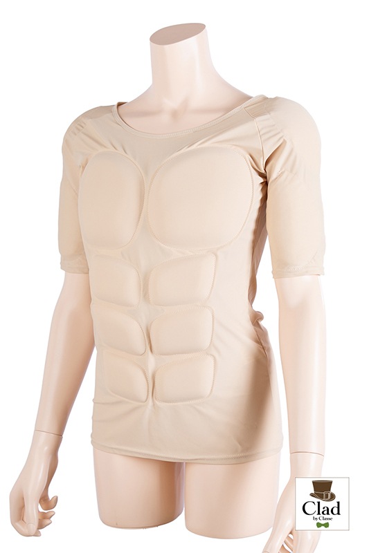 男前マッスルインナー 半袖 男装 なで肩 解消 補正下着 体型 矯正 マッチョ マッスル コスプレ 6,853円