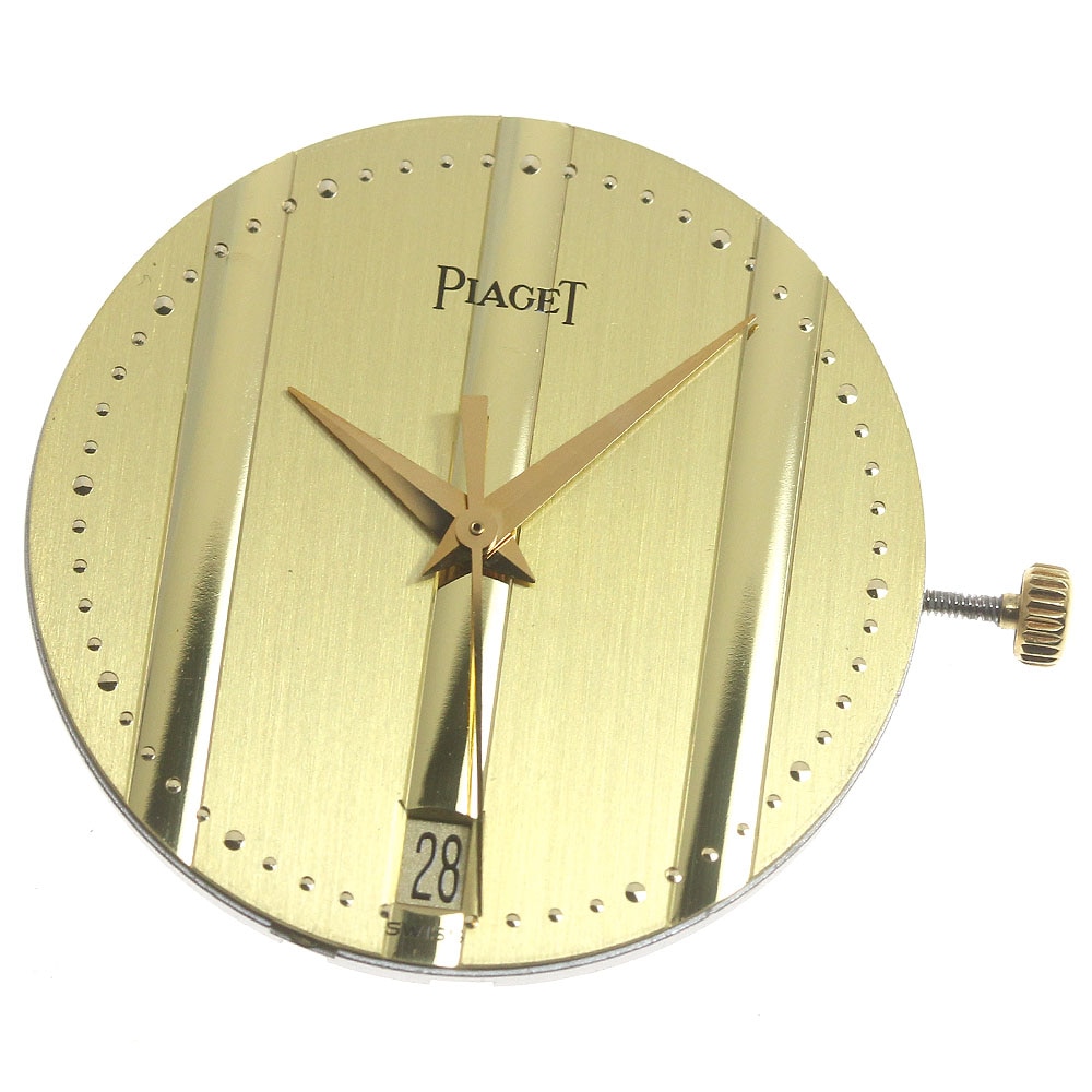ピアジェ PIAGET cal.1134P デイト ムーブメント クォーツ メンズ 良品 _D-27【中古】