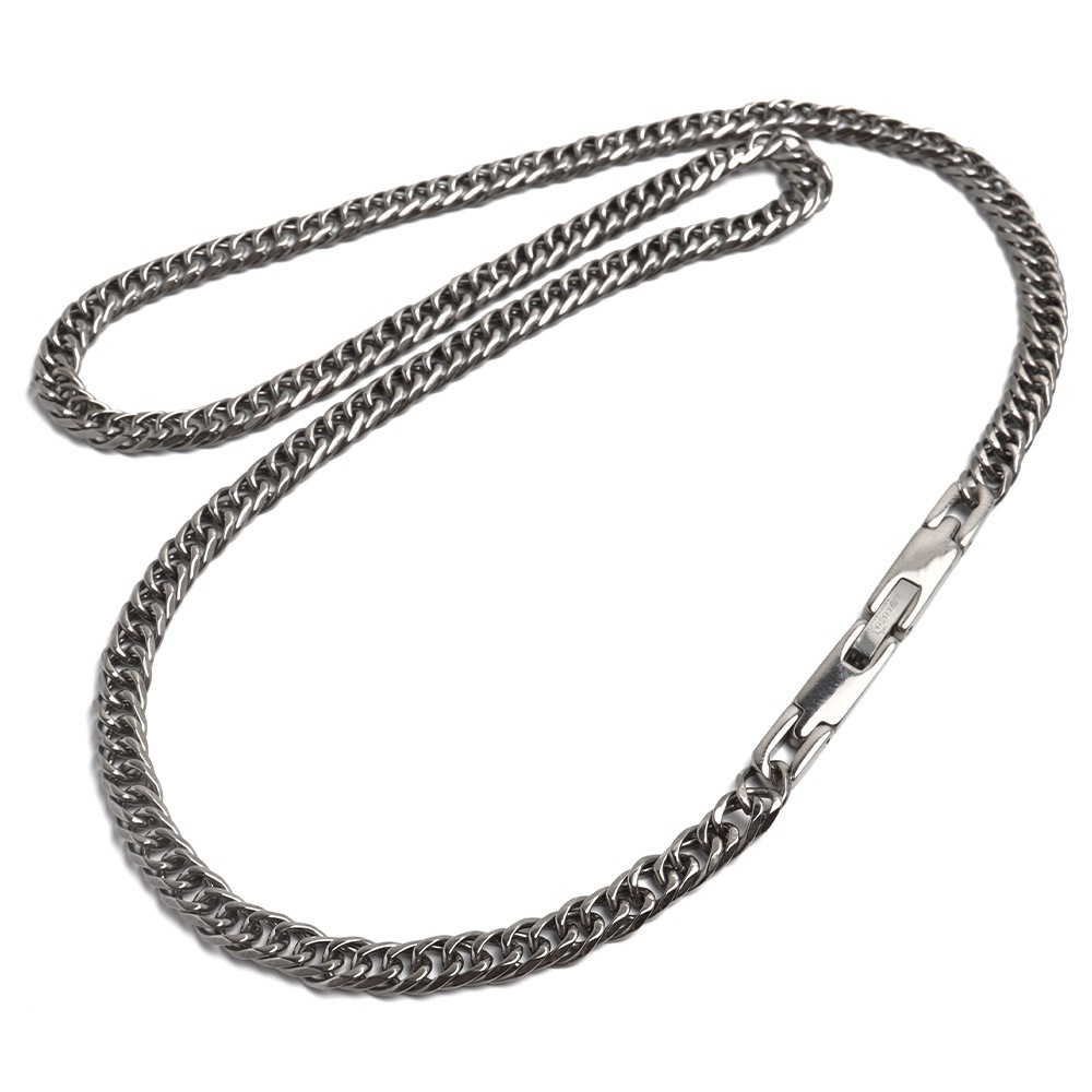 純チタン製 ダブル喜平ネックレス [n1077-5mm-s]