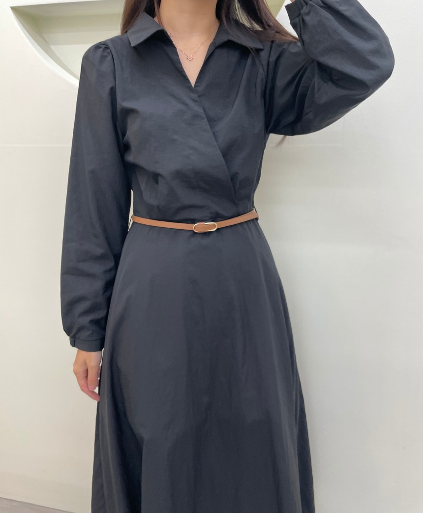 [MATIA]ベルトワンピース (ベルト付き) 愛犬美容 美容師 ガウン 防水 防毛 美容服