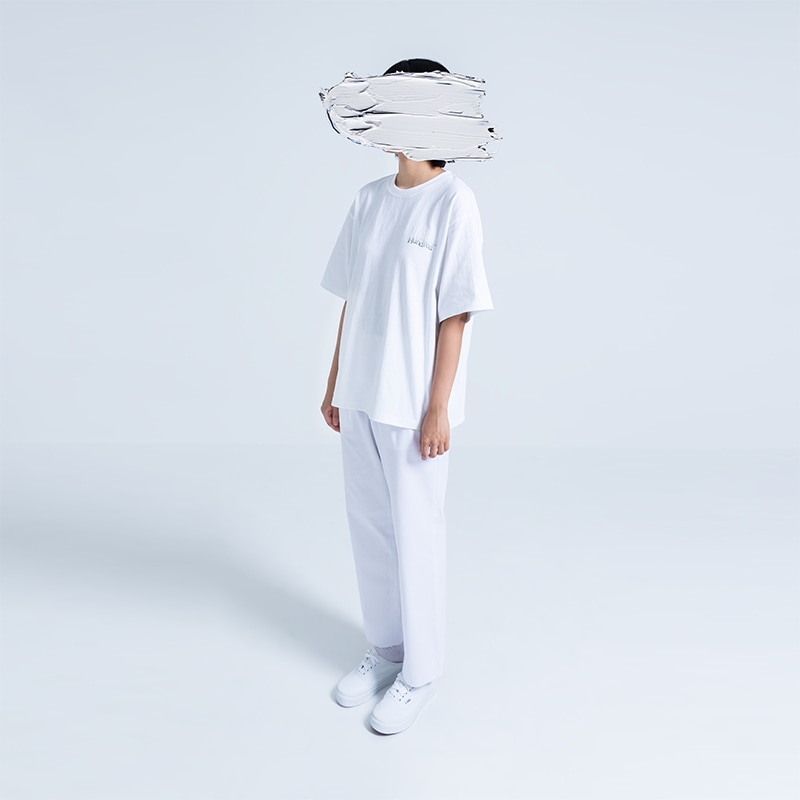 21AW-100-TS01-メインロゴ 半袖Tシャツ-BWH