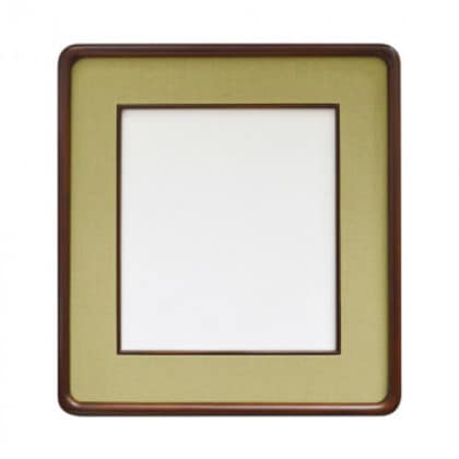 隅丸色紙額 蛍 色紙 マット:ウグイス 32K262A9902