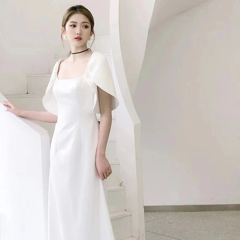 パーティードレス新作 結婚式 ドレス 演奏会 ウェディングドレス 白 ロング お呼ばれドレス 花嫁ロングドレスドレス ウエディングドレス ロングドレス 成人式